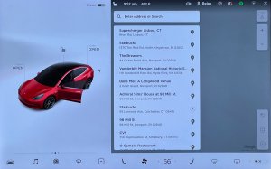 Delete Navigation History on a Tesla