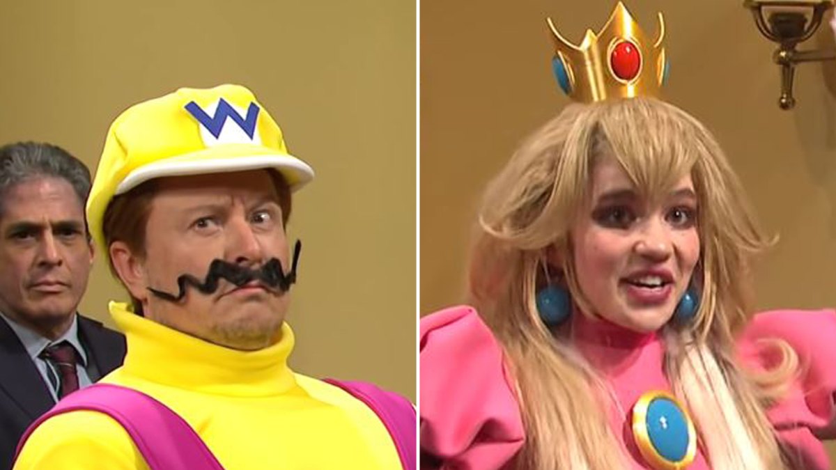 Elon plays Wario on SNL