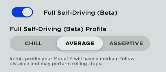 Tesla introduces Autopilot driving styles