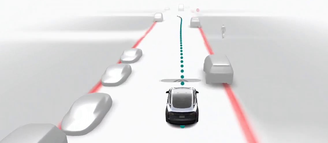 Tesla Speed Bump Visualization feature in update 2021.44.30.12