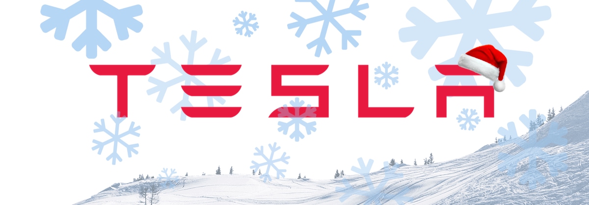 Tesla is spreading some holiday cheer