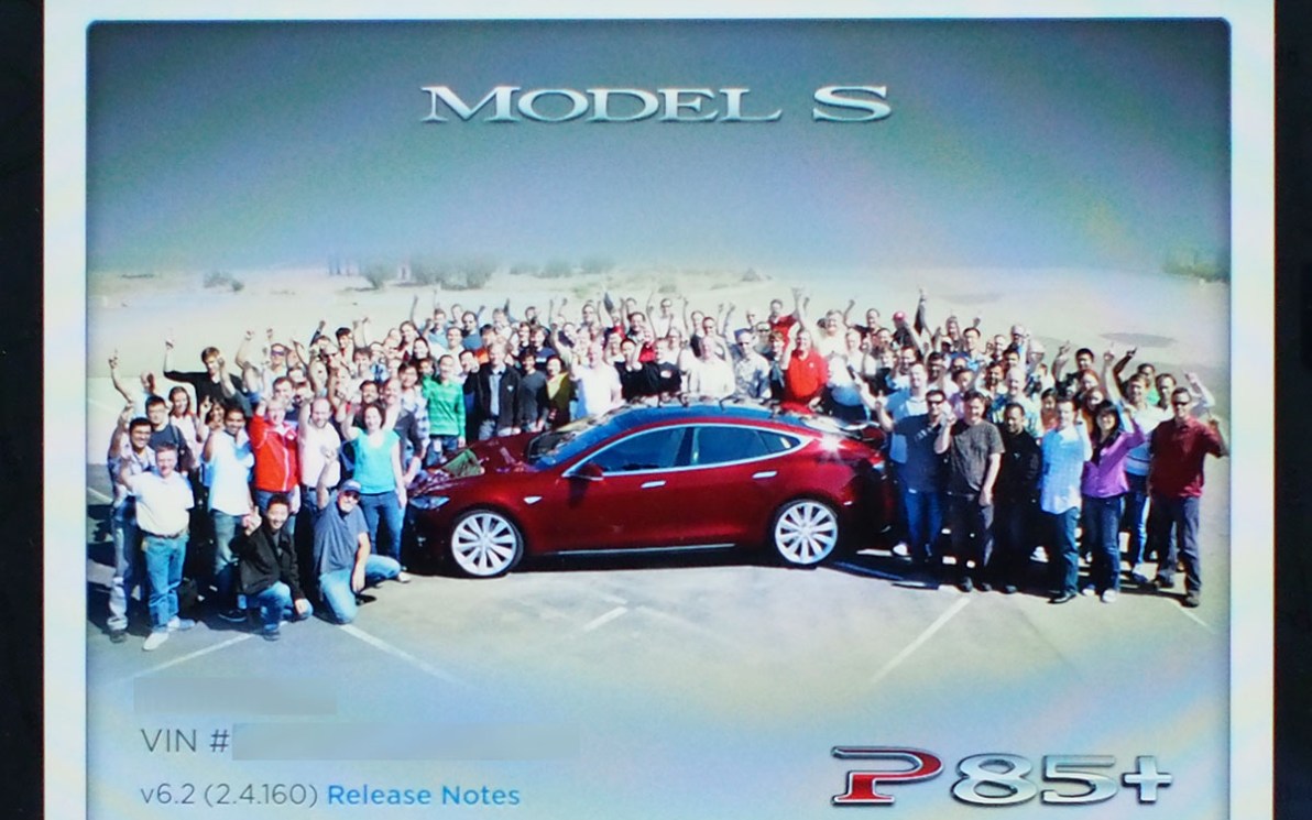 Tesla Model S Team Photo