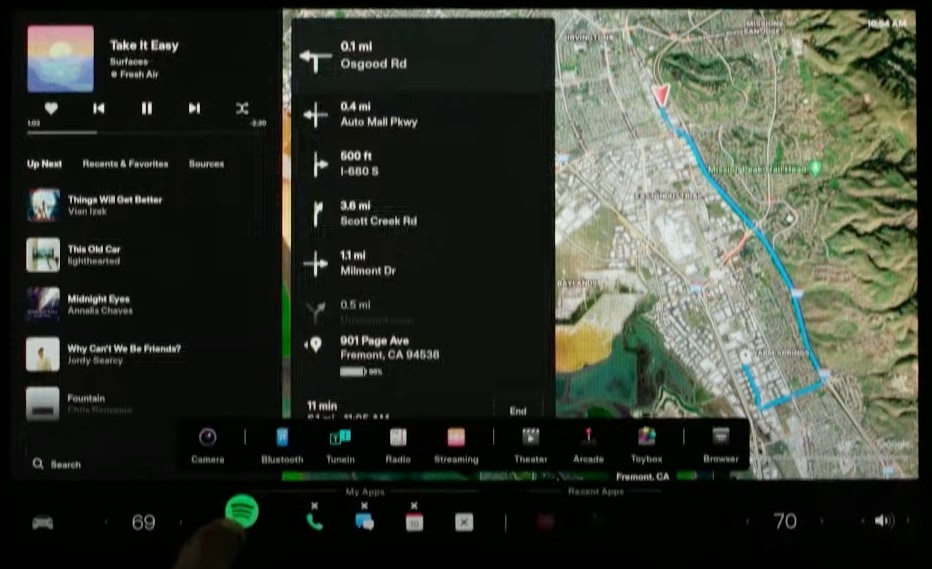 Model S Plaid Software