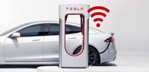 Tesla to add WiFi to Superchargers