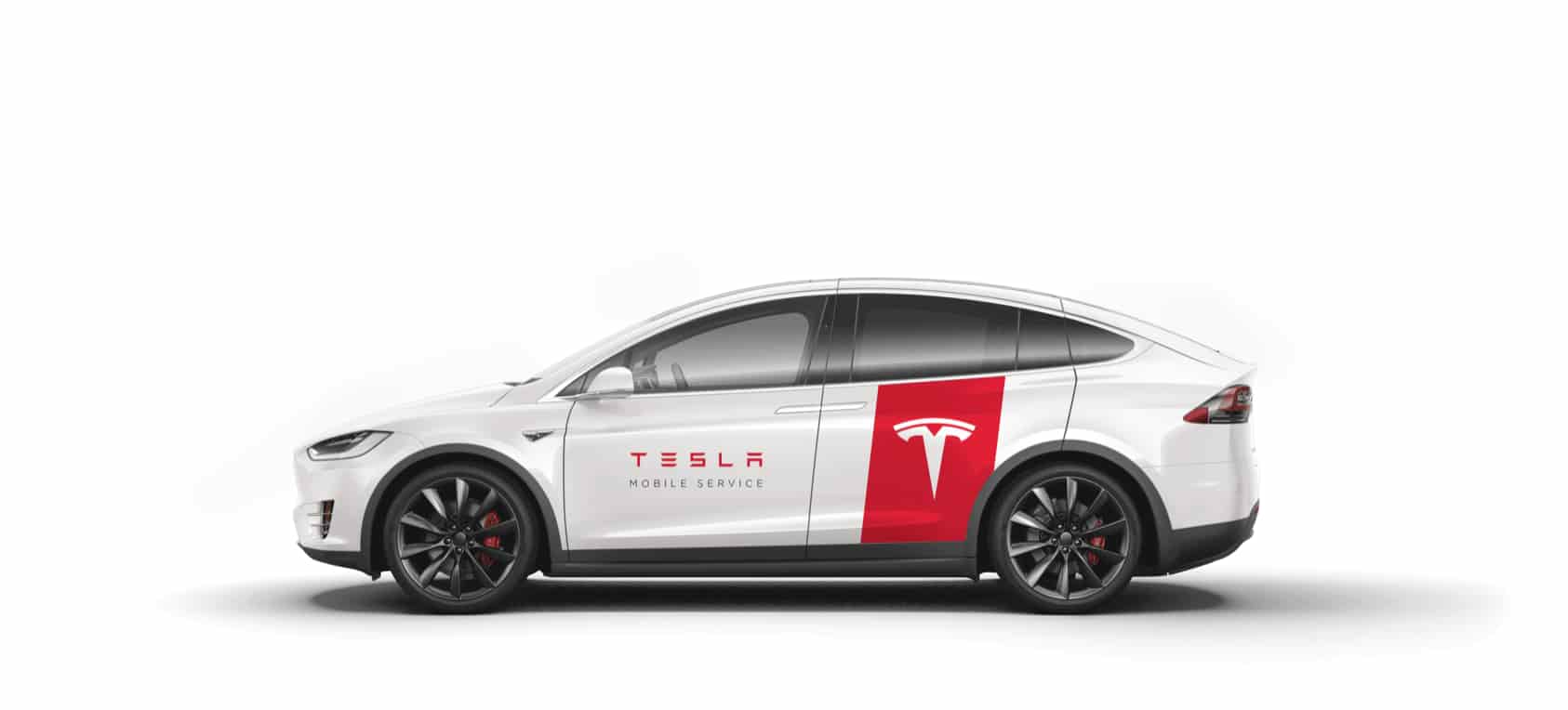 Tesla service vehicle