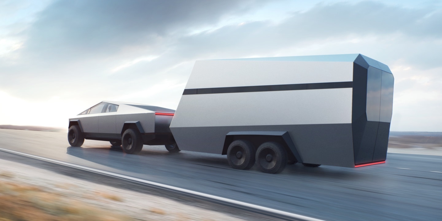 Tesla's Cybertruck trailer concept