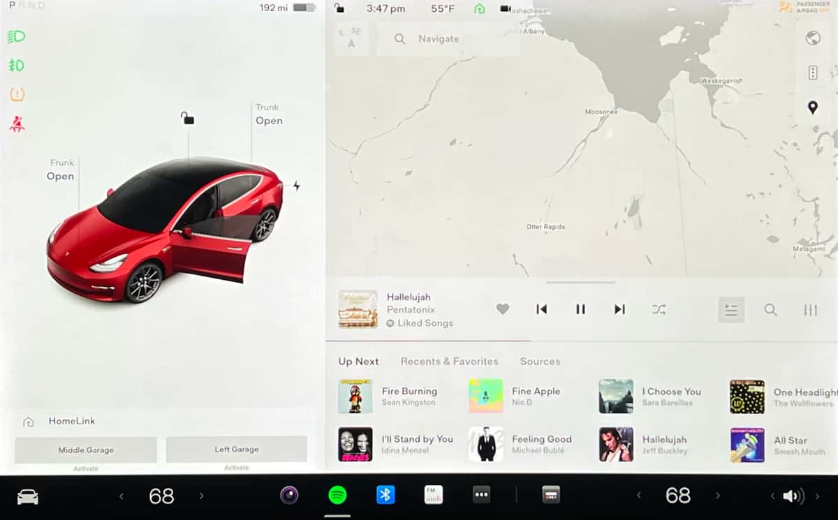 Tesla's v11 UI