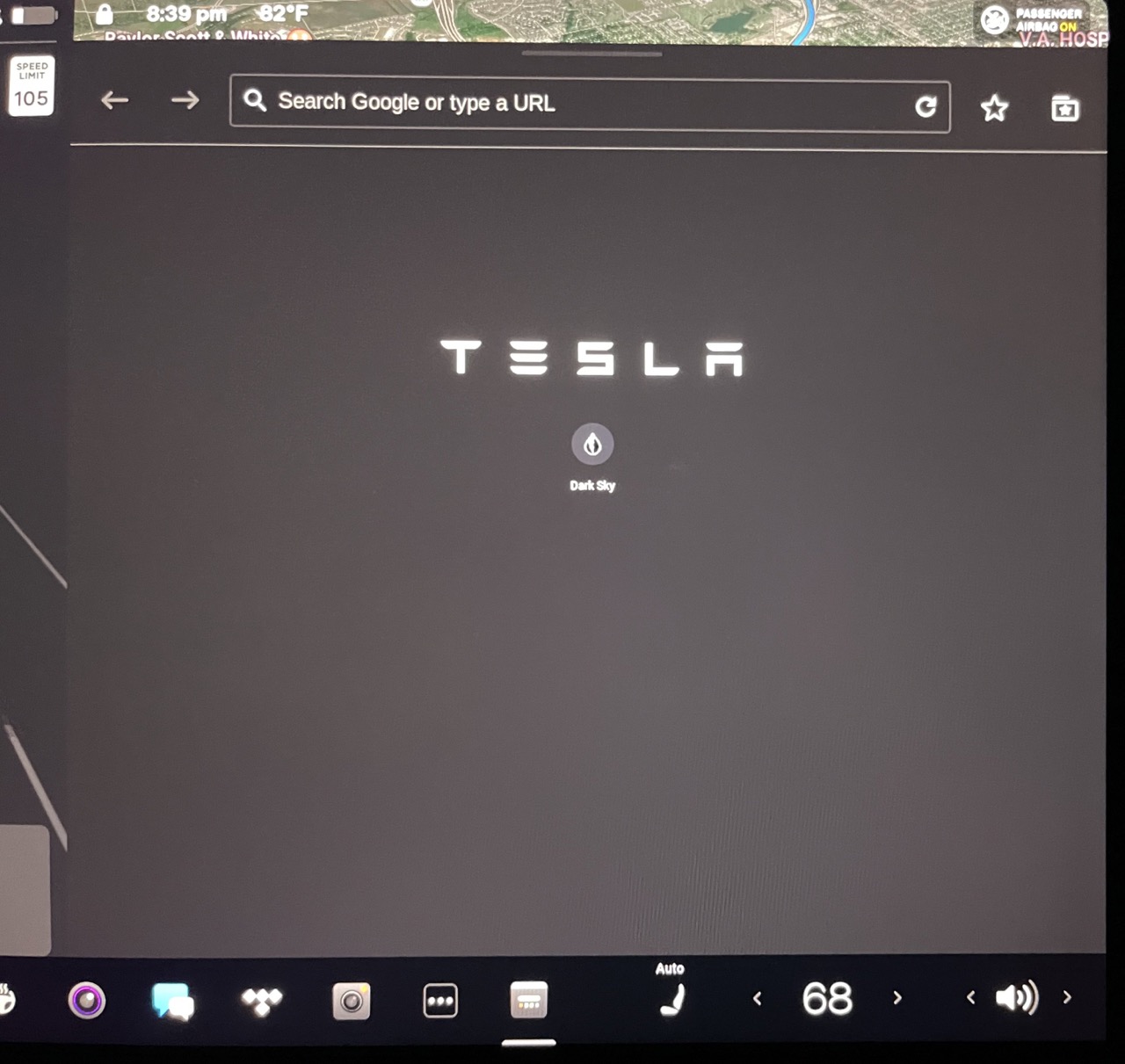 New Tesla Browser Loading Screen