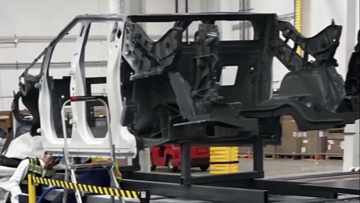 Could this be the Cybertruck's frame?