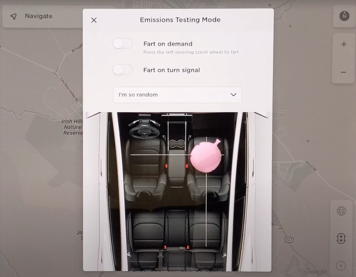 Tesla's Emissions Testing Mode