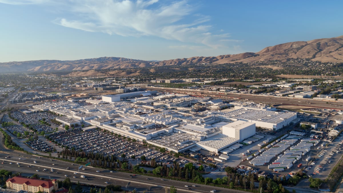 Tesla's factory in Fremont, California