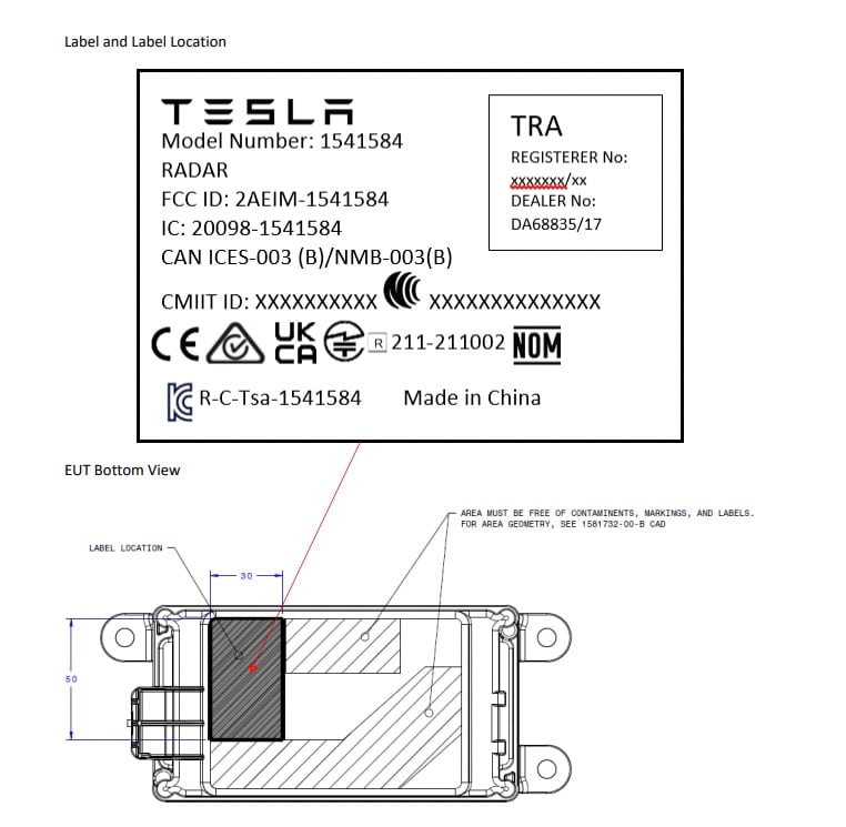 Tesla files a patent for a high-res radar sensor