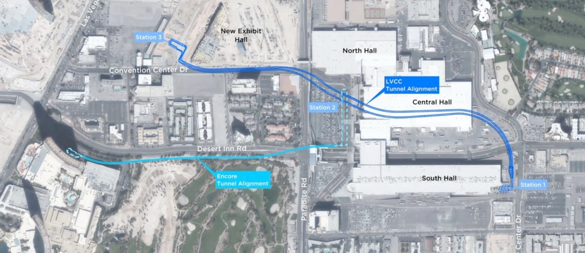 Tesla's Las Vegas Convention Center Loop