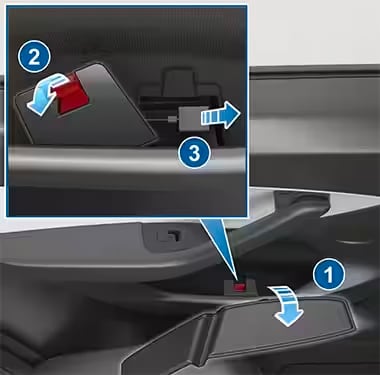 Tesla improved the rear doors emergency release