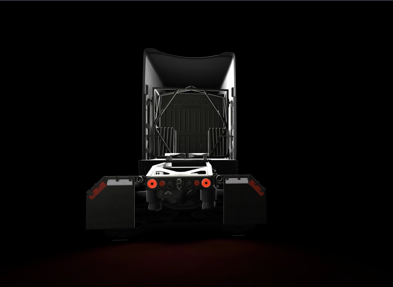 Tesla has added 3D models of the Tesla Semi to its app