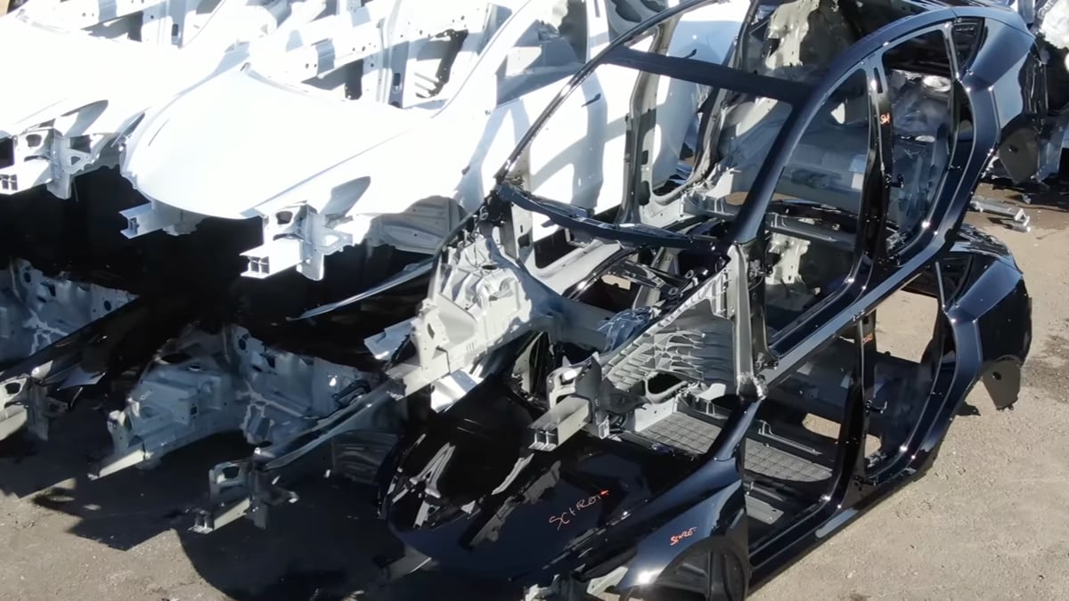 A look at Tesla's single piece front casting for the Model Y