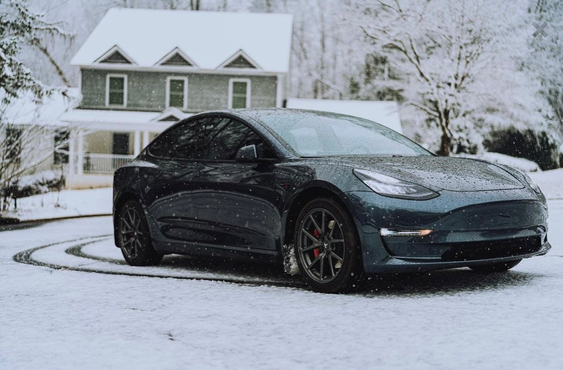 Tesla's vehicles are well-equipped for winter temperatures.