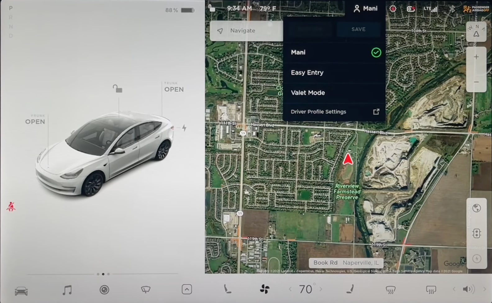 Tesla's Valet Mode