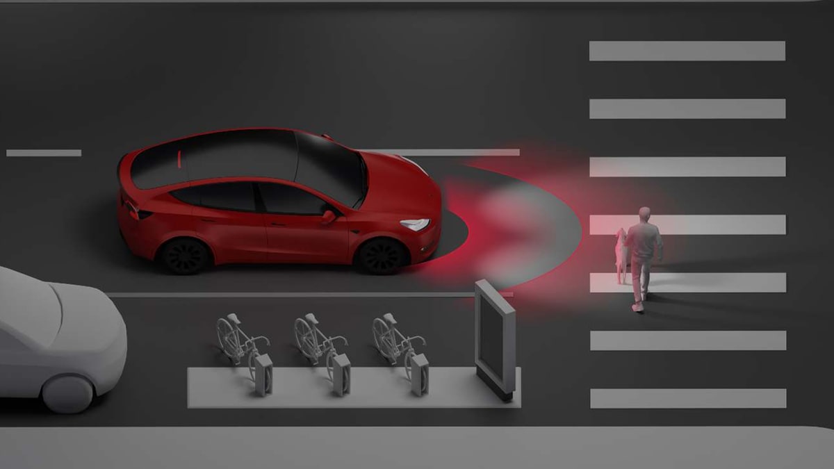 Tesla Improvements to Automatic Emergency Braking feature in update 2023.12.400