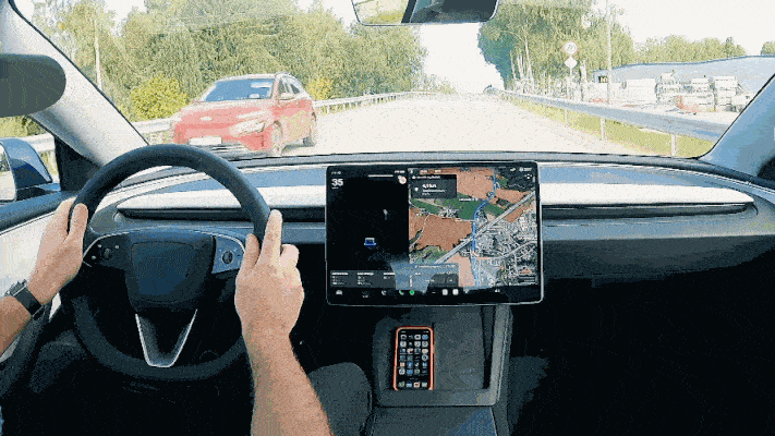 Model 3 shop blind spot