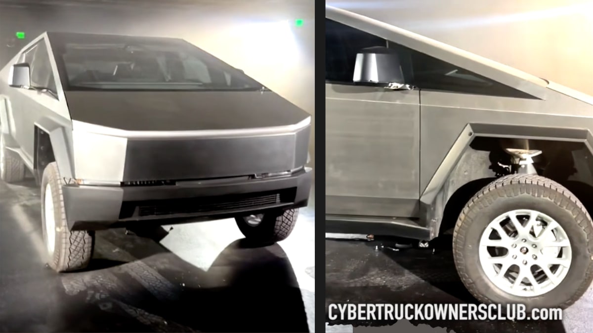 The Cybertruck will include an air suspension
