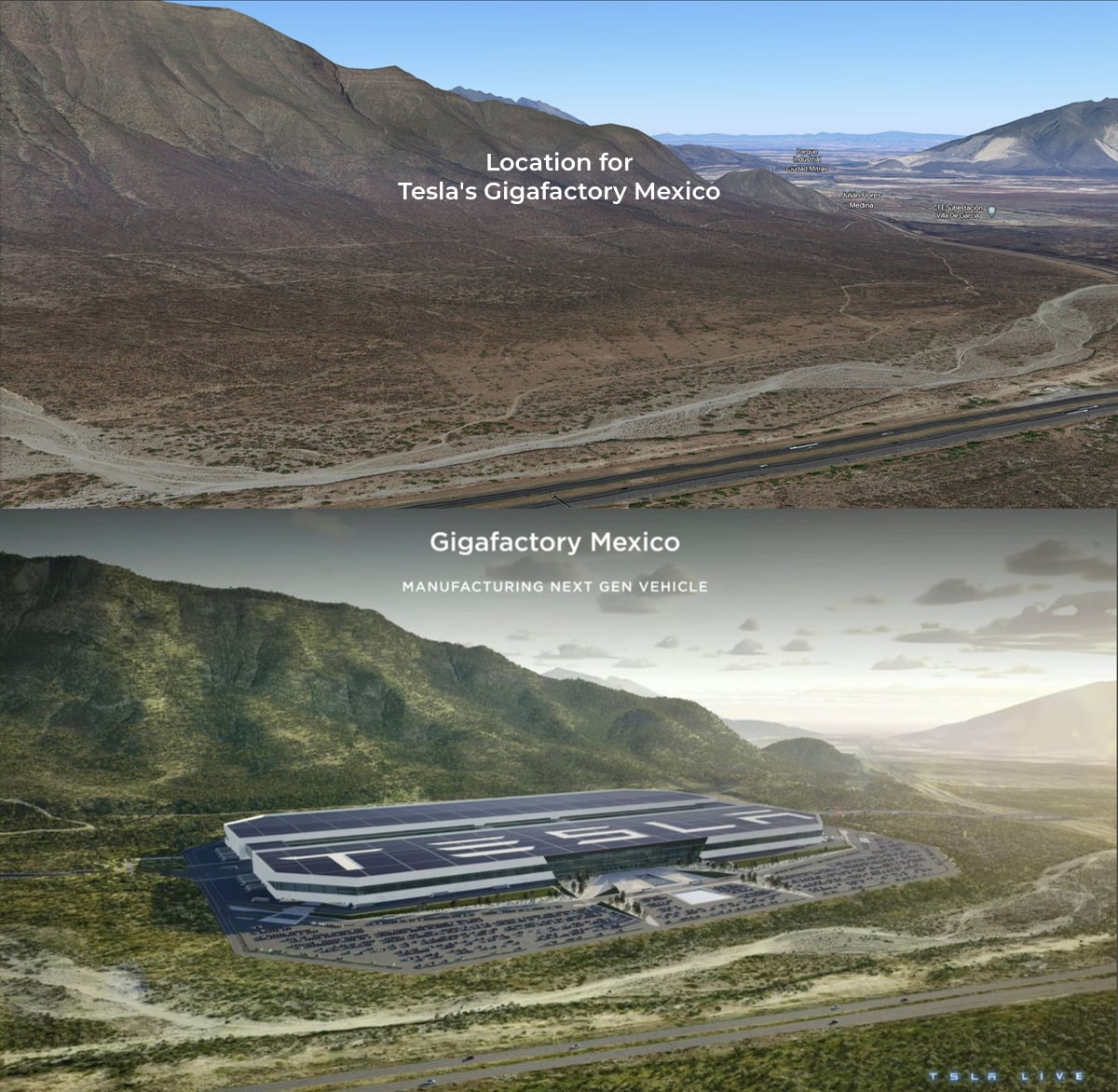 Tesla will open a new gigafactory in Mexico's northern border state of Nuevo Leon