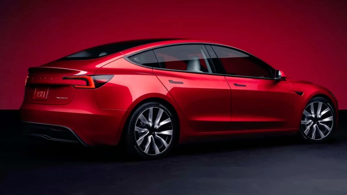 Tesla officially announced the refreshed Model 3