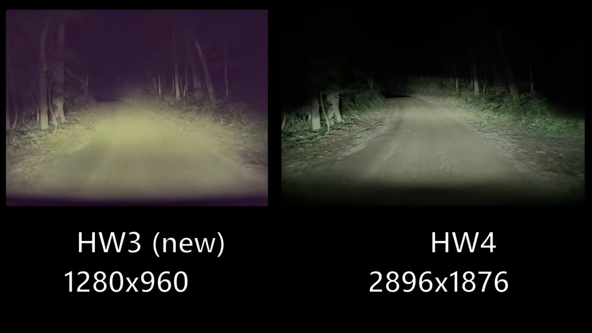 Even after the camera improvements in Beta 11.4.7, HW4 cameras are still a leap ahead in clarity
