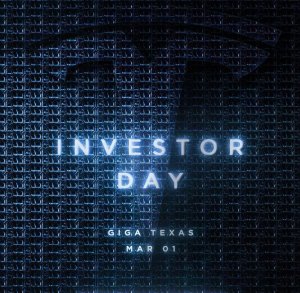Tesla to Reveal Master Plan Part 3 at Investor Day