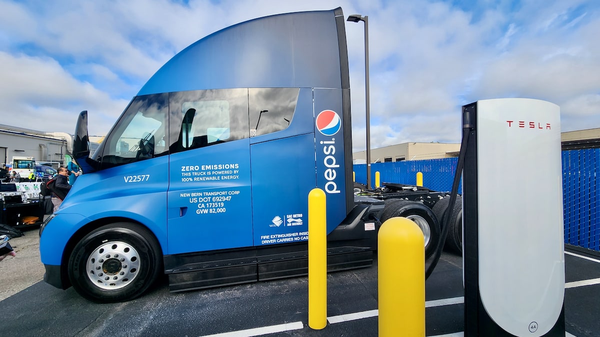 One of PepsiCo's Tesla Semis