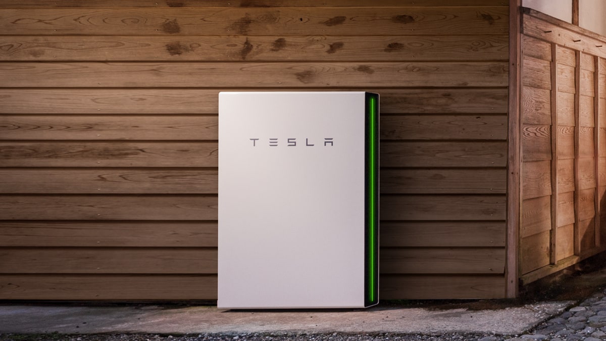 Tesla's Powerwall stores 13.5kWh of energy