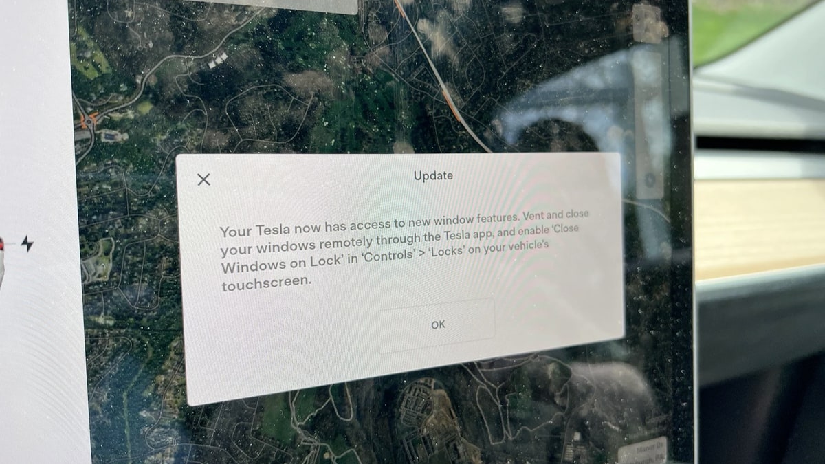 Tesla is now reactivating remote window closing features