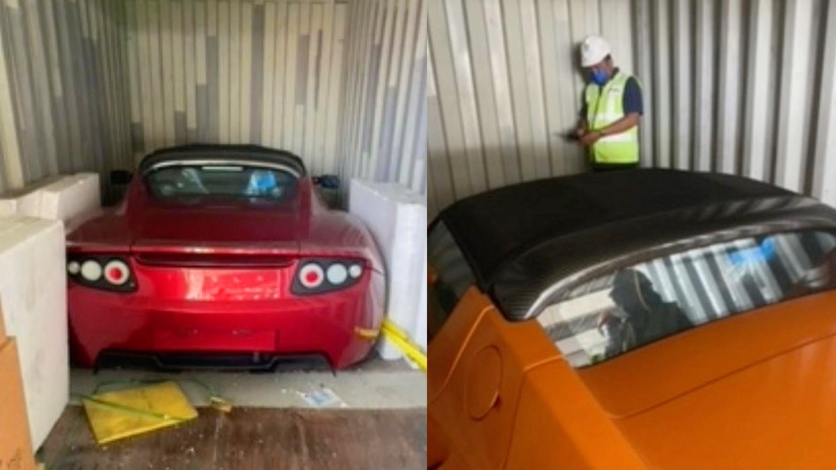 Three original Tesla Roadsters were found with 0 miles in a storage container