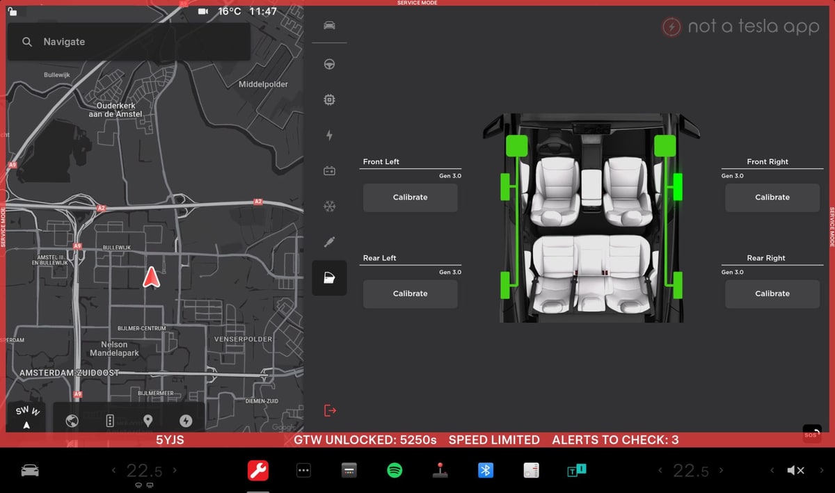 Tesla is adding a menu to let you calibrate the auto-appearing door handles on a Model S