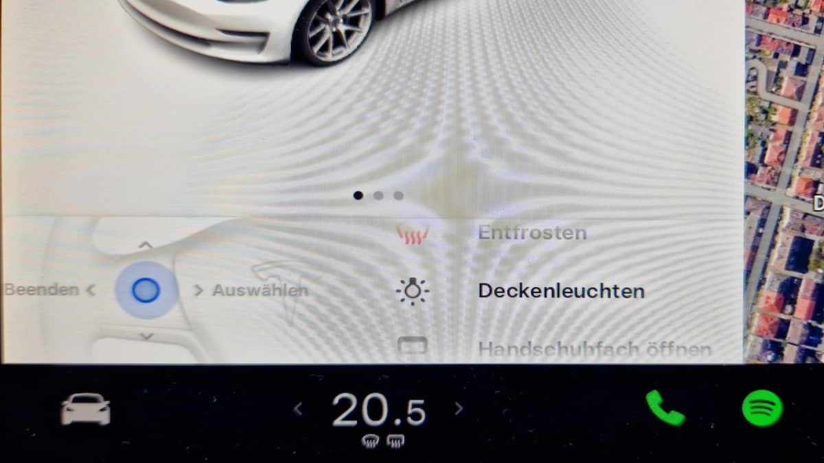 You will now be able to switch settings from the steering wheel