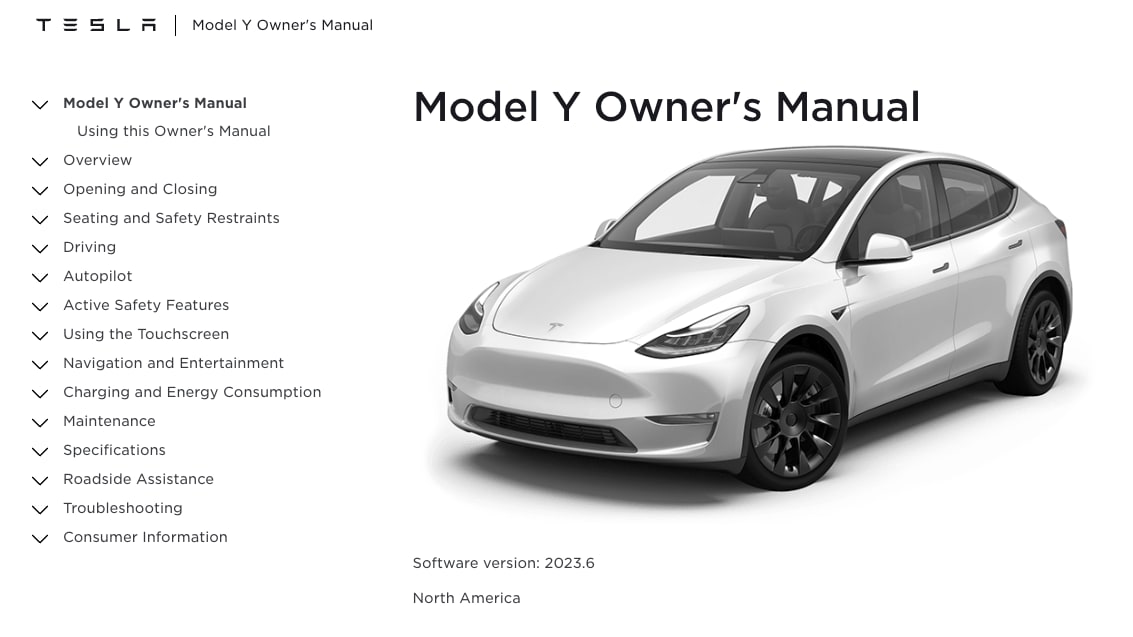 Tesla Model Y Features and Specs