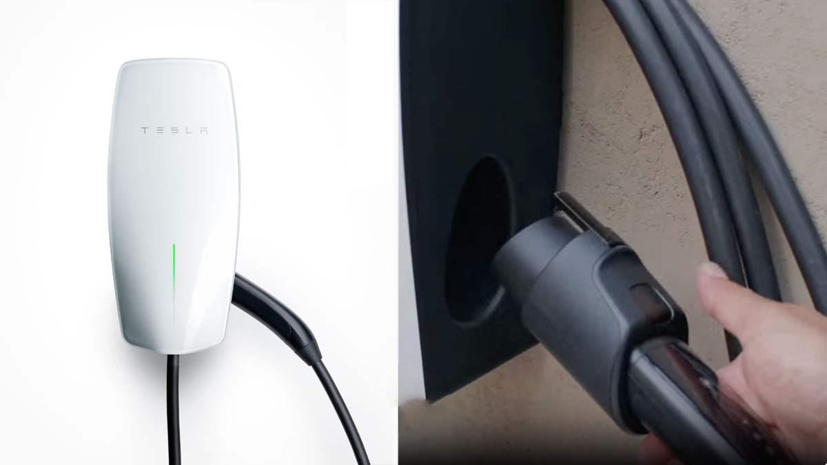 Tesla introduces the Universal Wall Connector with integrate J1772 adapter