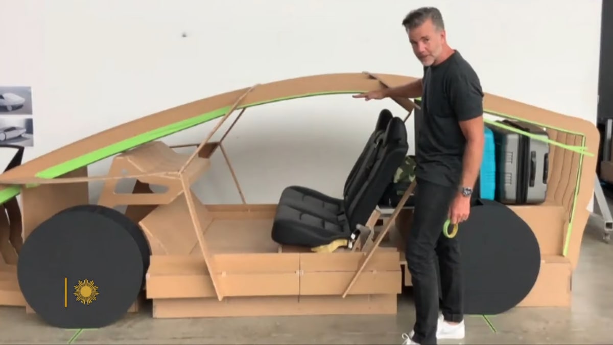 CBS airs video with von Holzhausen working on a concept car