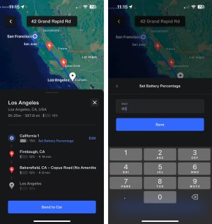 A Closer Look at Tesla's Trip Planner Feature in the Tesla App