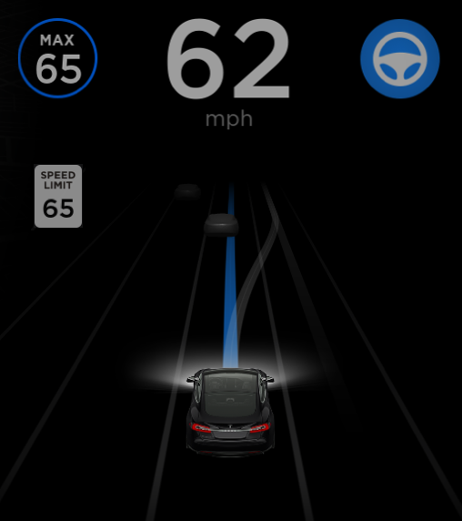 Tesla Mit Autopilot navigieren (Beta) feature in update 2018.48.1