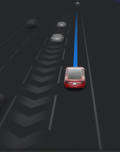 Tesla Adjacent Lane Speeds feature in update 2020.4.10