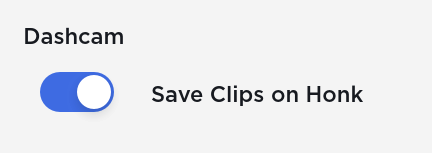 Tesla Save Dashcam Clips on Honk feature in update 2020.4.10