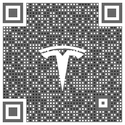 Tesla Código QR para Servicio de Tesla feature in update 2020.4.10