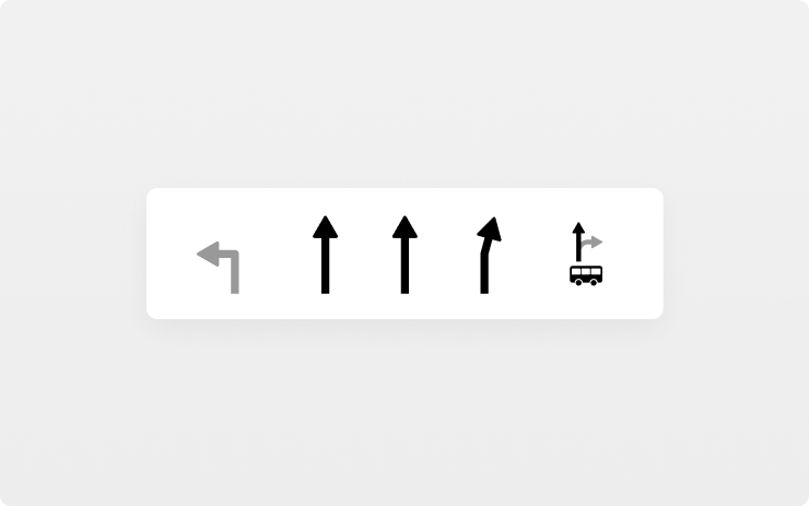 Tesla Navigation Lane Guidance feature in update 2021.24.12