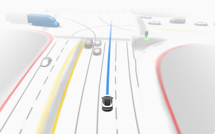 Tesla Full Self-Driving (Beta) feature in update 2022.20.15