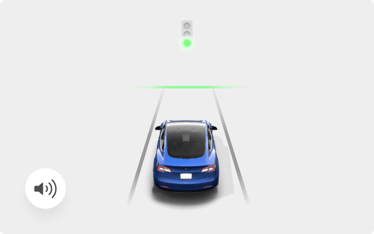 Tesla Green Traffic Light Chime feature in update 2022.20.8