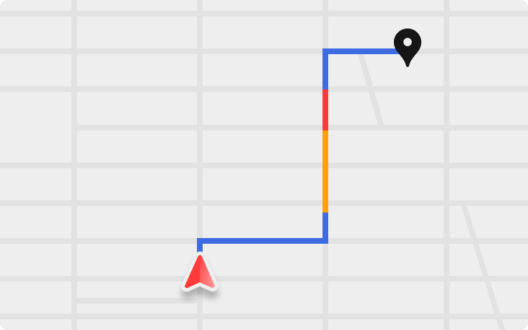 Tesla's Traffic Along Route feature