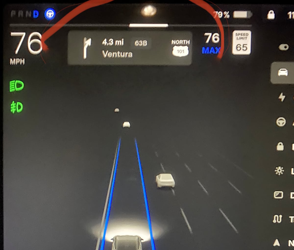 Tesla GPS Directions feature in update 2022.24.6.6
