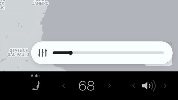 Tesla Audio Settings Shortcut feature in update 2022.44.30.8