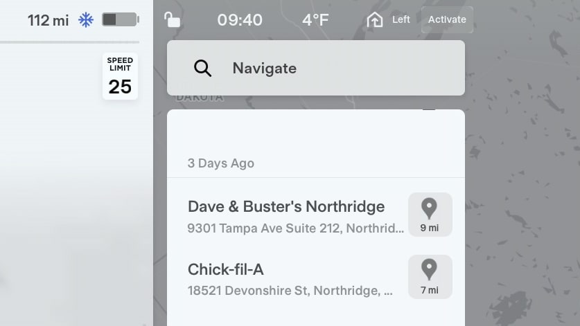 Each search result will now display the distance from your current location